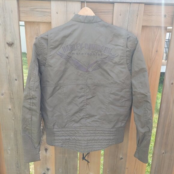 Harley Davidson Women's Biker Jacket Size Small - Picture 3 of 14